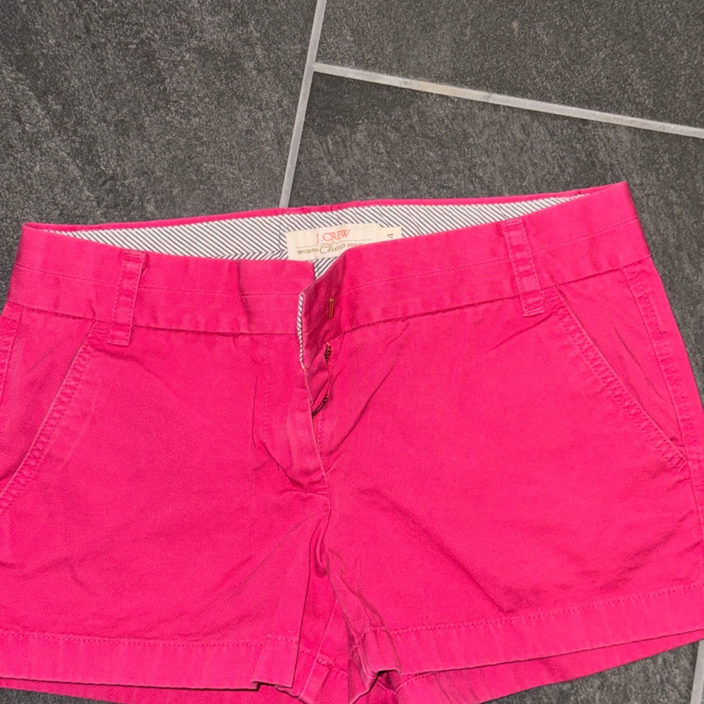 4/$20 J. Crew Women's Vibrant Pink Bermudas